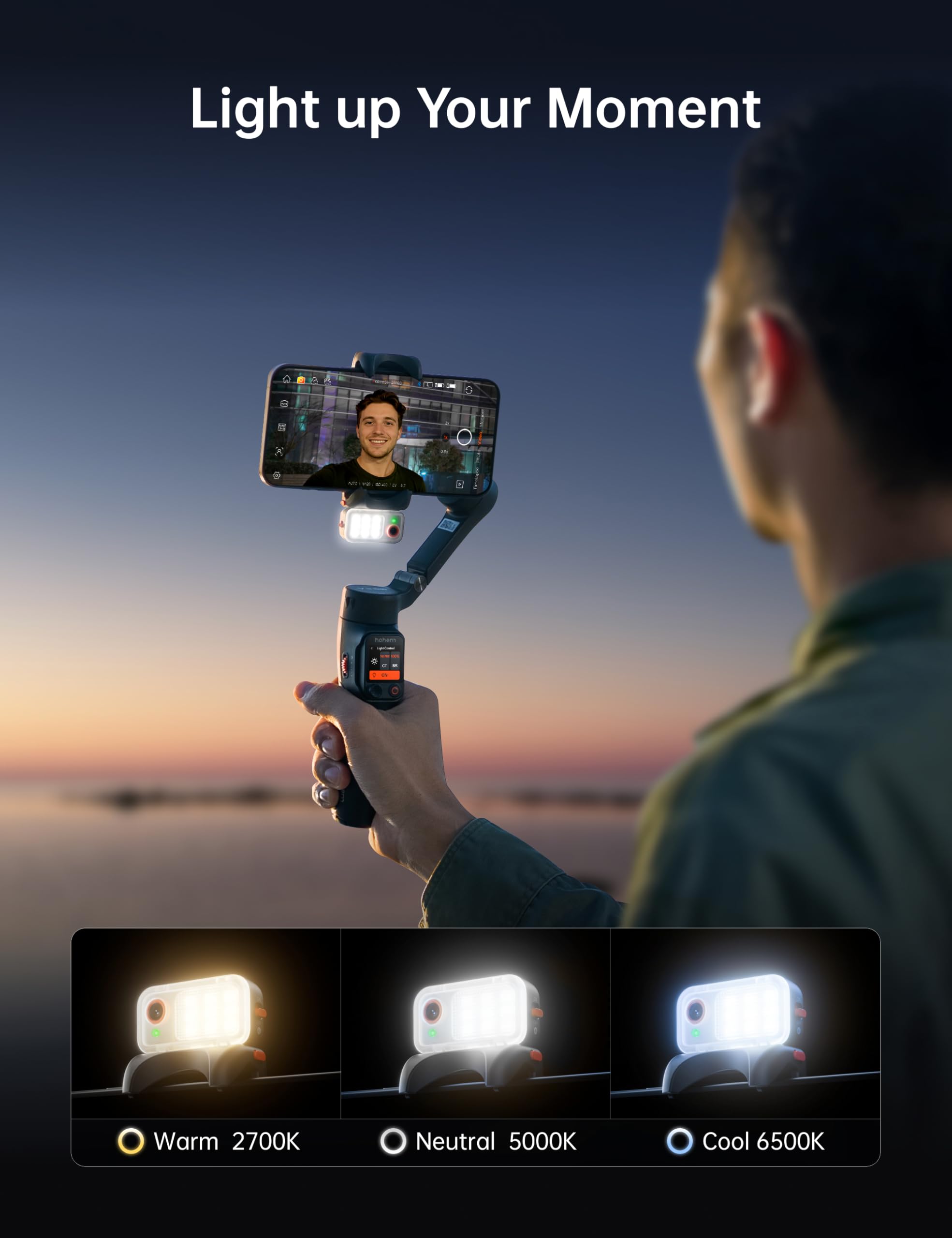 Hohem Estabilizador iSteady V3 Ultra Gimbal para iPhone